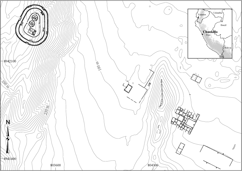 <strong>Fig. 1:</strong> Plan of Chankillo. © Iv