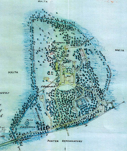 Map of the Royal Observatory dated 1888. © SAAO