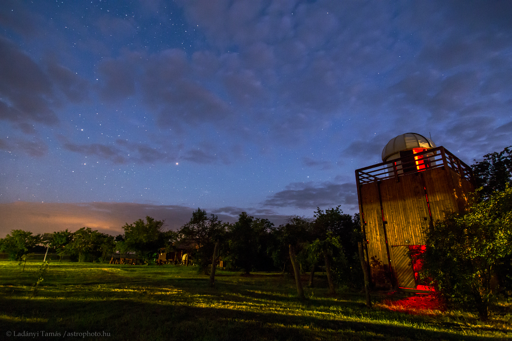 The observatory at Máta. Photograph © Tamás Lad