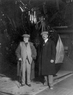 Andrew Carnegie (1835--1919) and George Ellery Hal