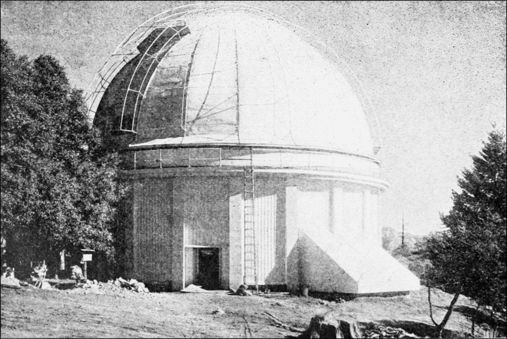 Steel dome of the 60-inch-Reflector (1909), (CC)