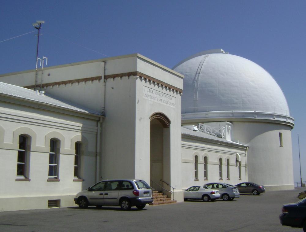 Lick Observatory, main building and South dome (CC